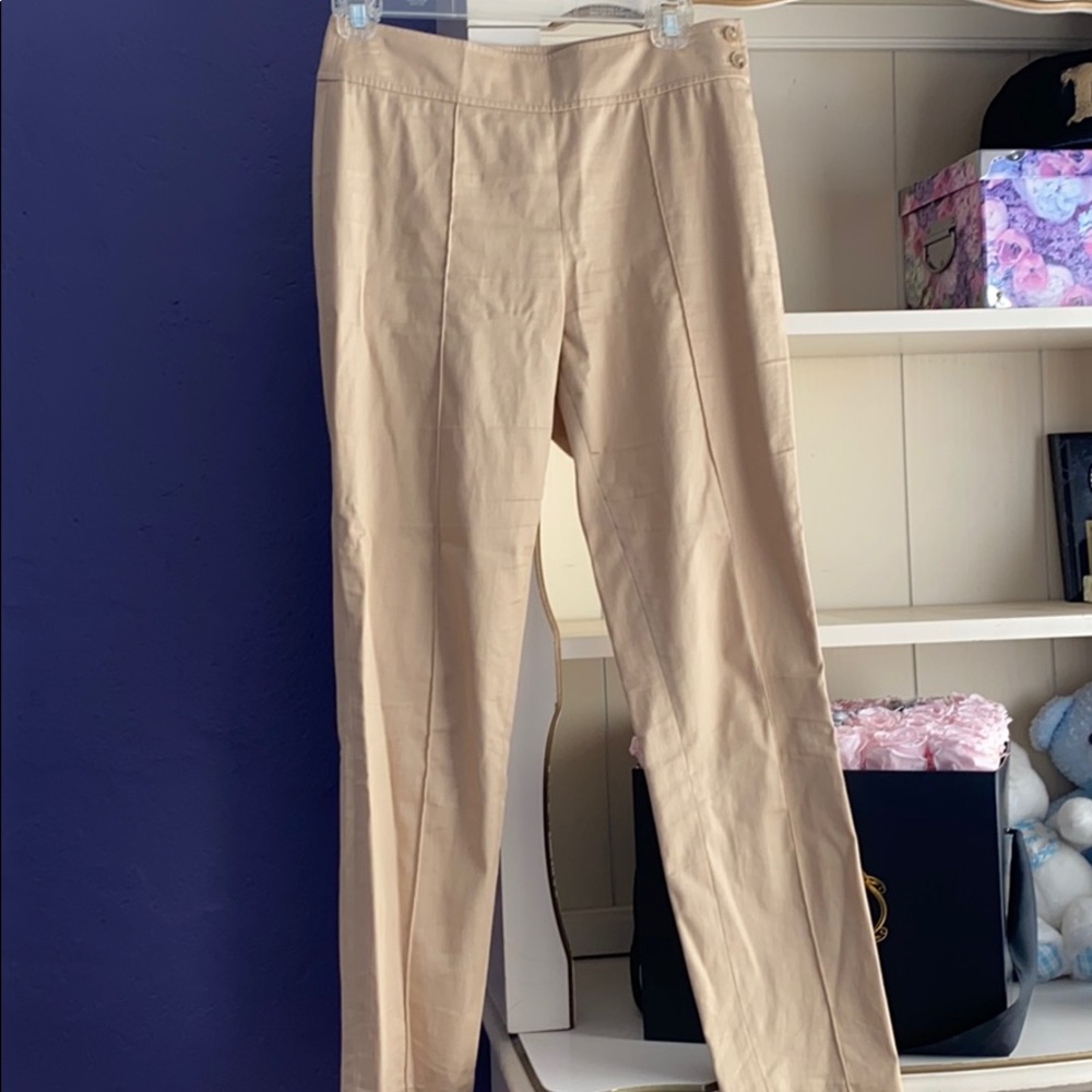 Beige Ralph Lauren High Waisted Trousers